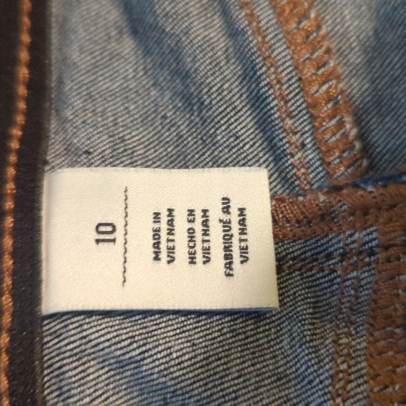 WHBM Jeans Dark Denim straight Slim Leg Crop Comfy EUC W31 L25 - Picture 3 of 8